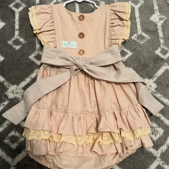 Adorable Pink Ruffle Romper - Picture 2 of 5